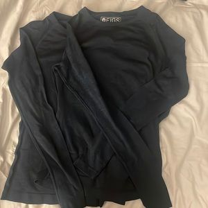 COPY - Figs Blue Underscrubs - XS